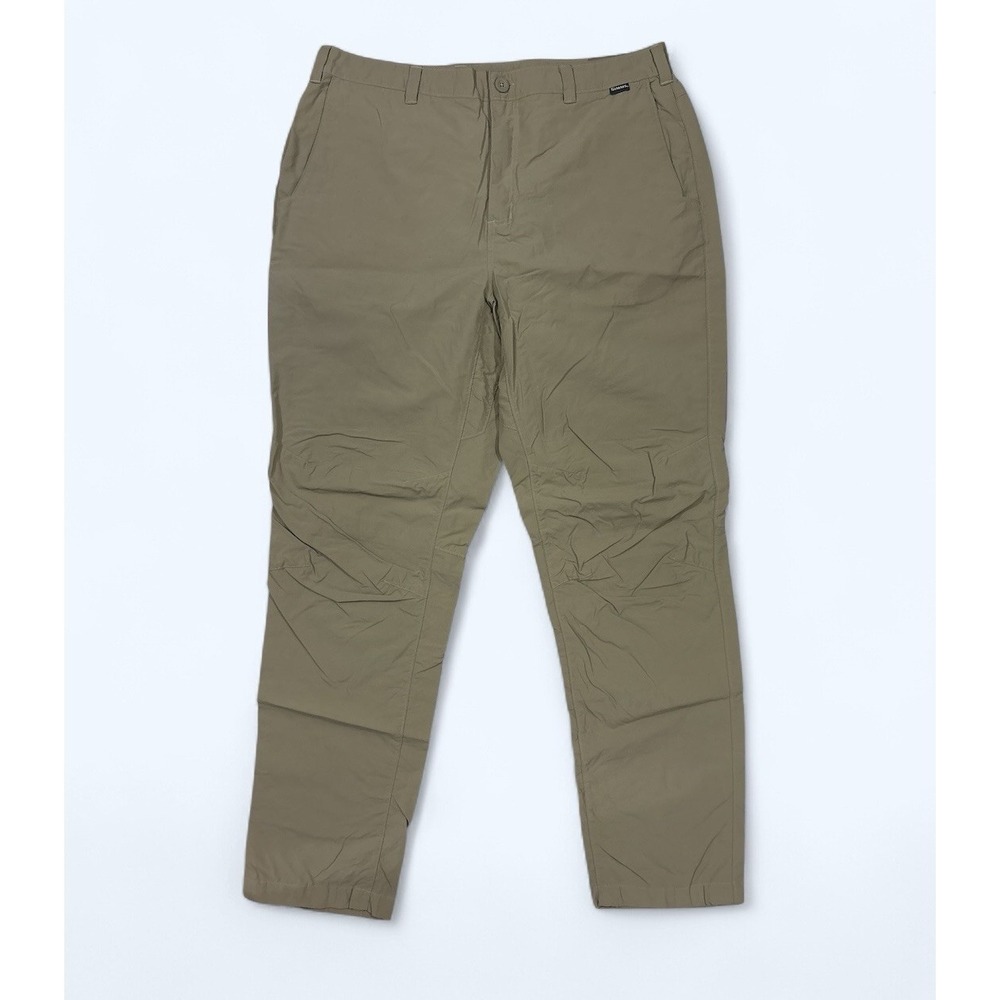 SIMMS‎ FISHING PANTS MENS 38 TAN LIGHTWEIGHT OUTDOOR